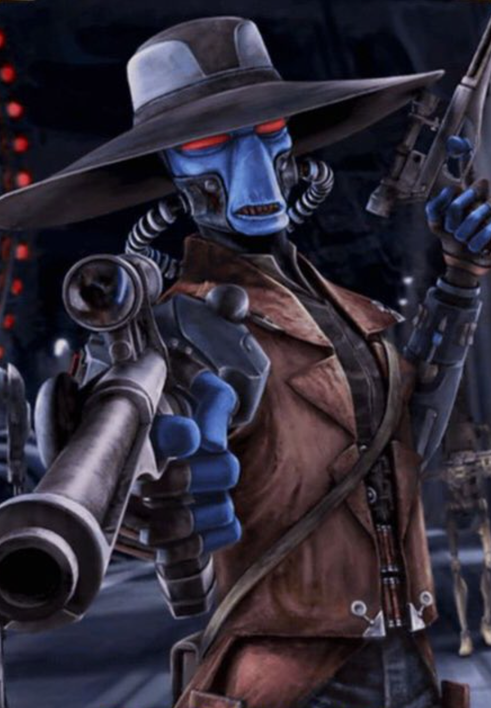 Cad Bane during the battle