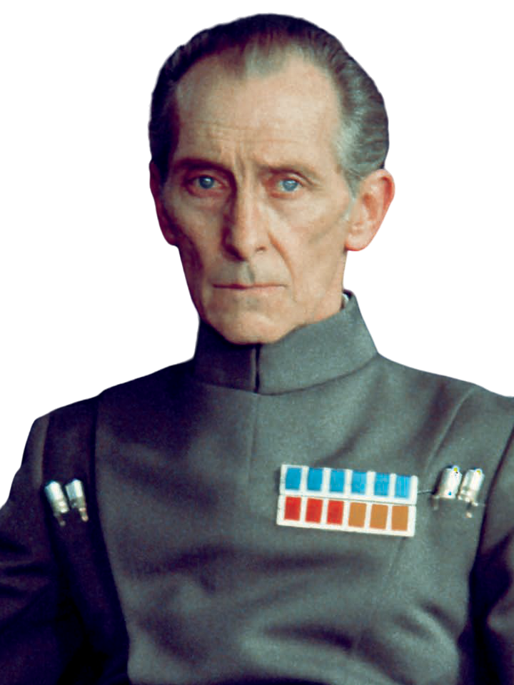 Peter Cushing as Grand Moff Tarkin