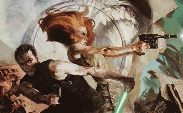 Luke and Mara Jade Skywalker in the Unknown Regions