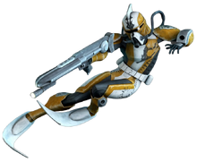 Commander Monnk in his SCUBA trooper armor