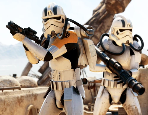 SWBF2 Jumptroopers on Tatooine