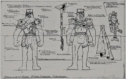 The Shadows of the Empire project afforded Hasbro the chance to design the look of Chewbacca in his Snoova disguise.