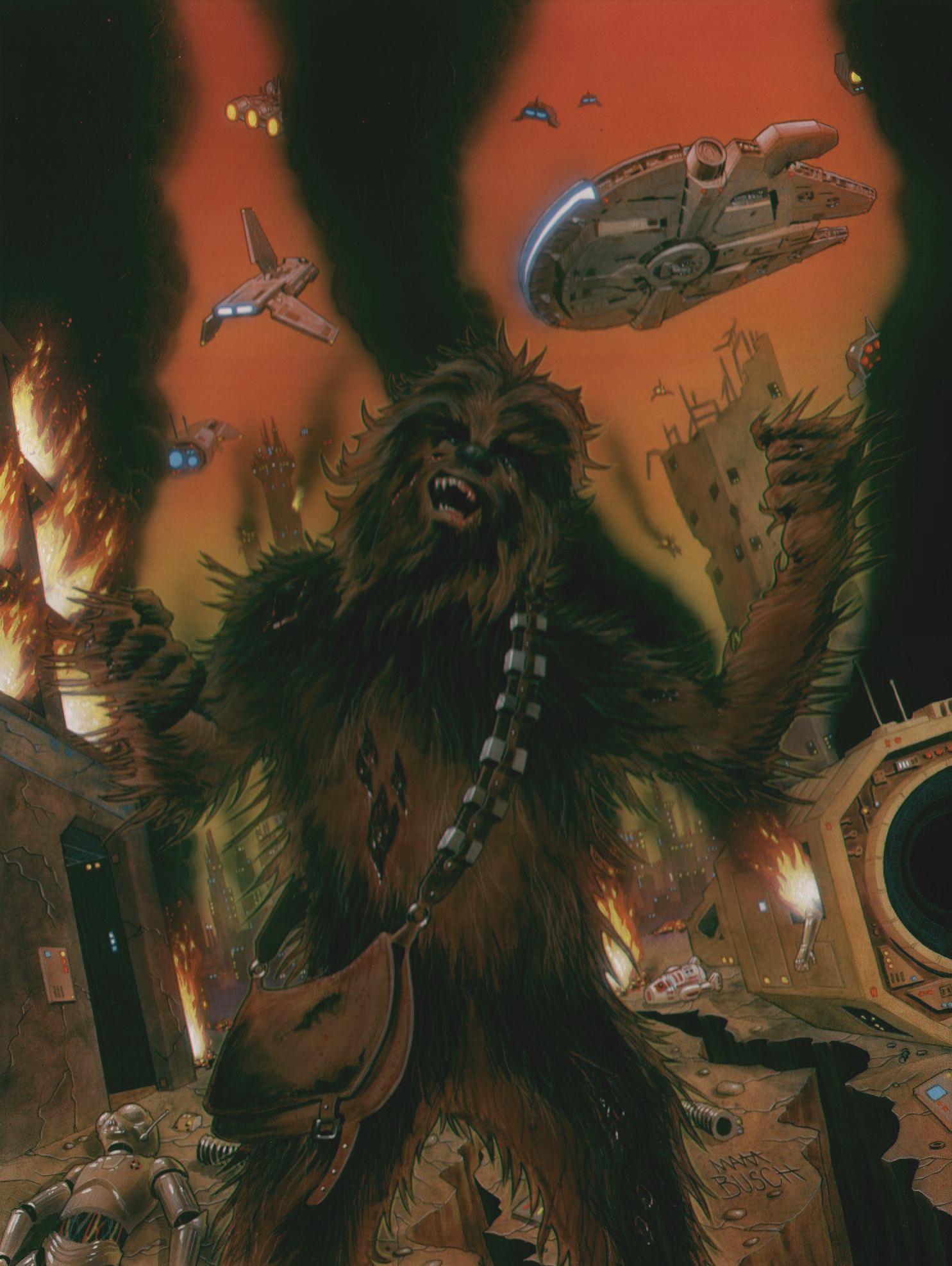 Chewbacca dies on Sernpidal.