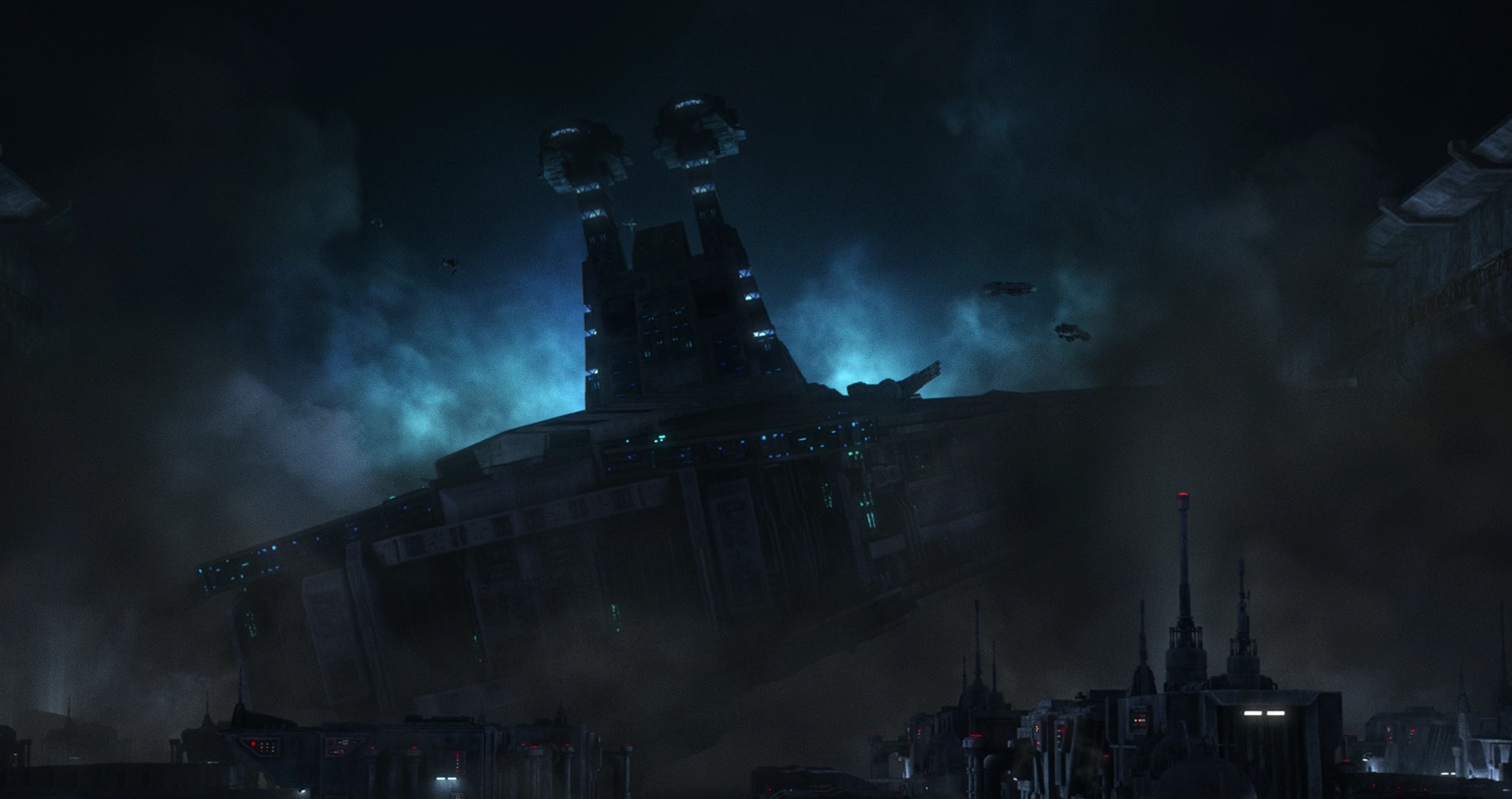 Tech, his squad and Rex infiltrated a Venator-class Star Destroyer to recover data showing the destruction of Tipoca City.