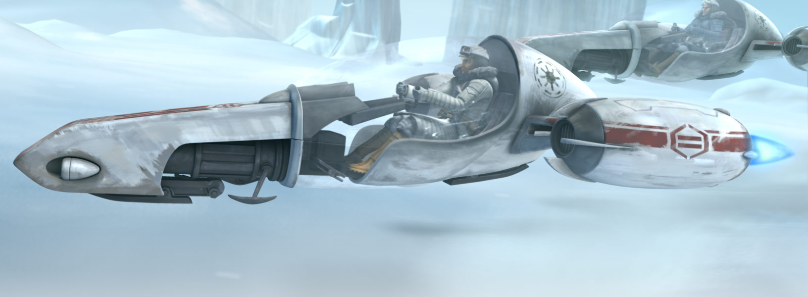 CK-6 swoop bike appearance in Clone Wars Season 1