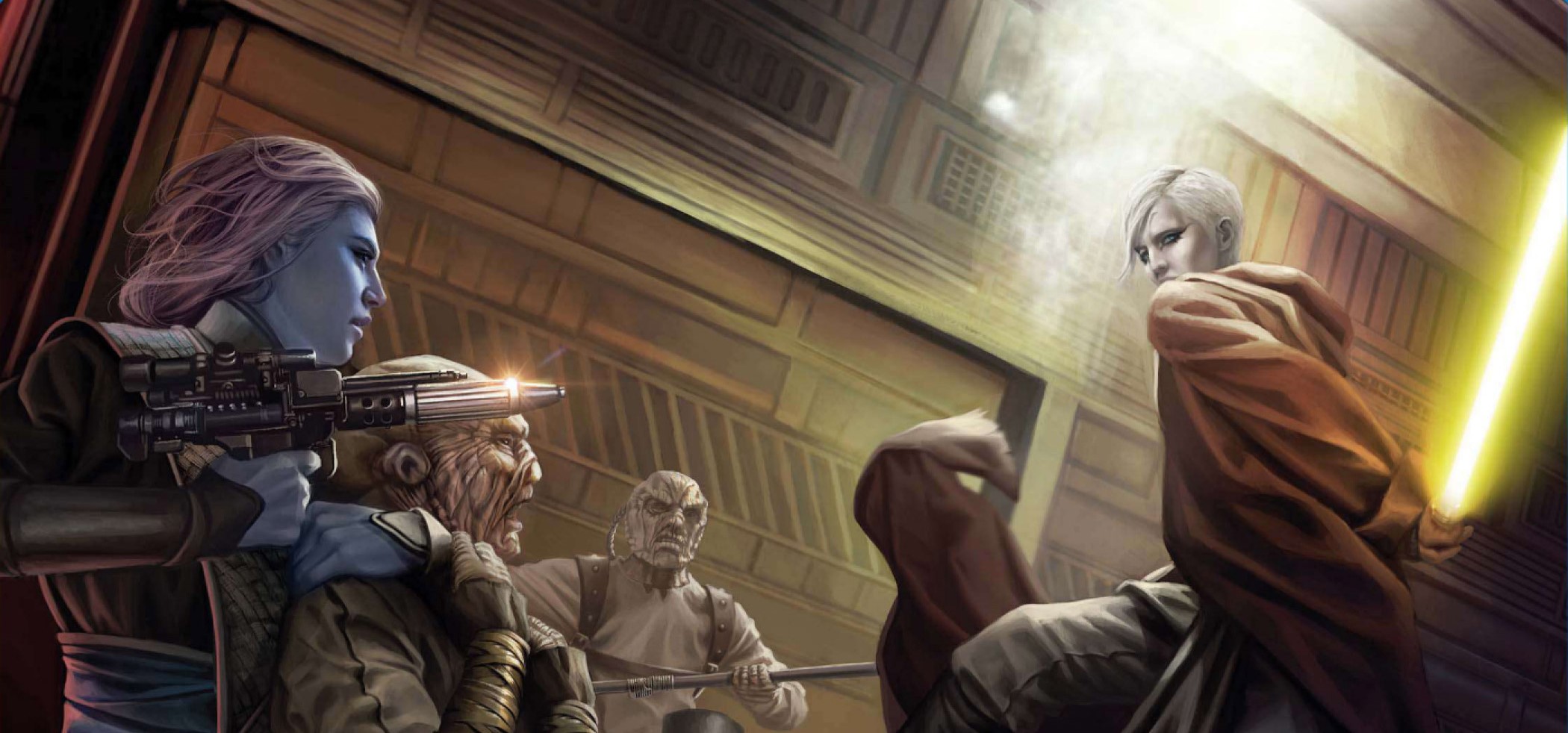 Lassa Rhayme and Asajj Ventress bested the Ohnaka Gang.