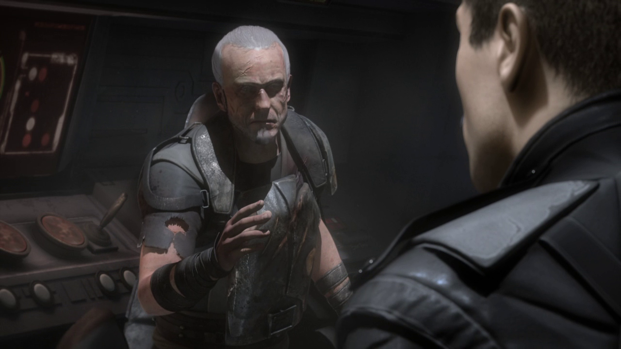 Jedi General Rahm Kota confronts Starkiller about his priorities.