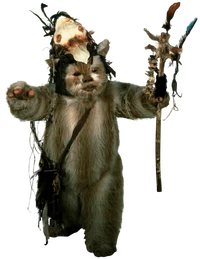 Logray holding the Staff of Power