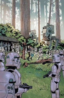 Return of the Jedi 40th Anniversary variant cover "Rebel Surrender"