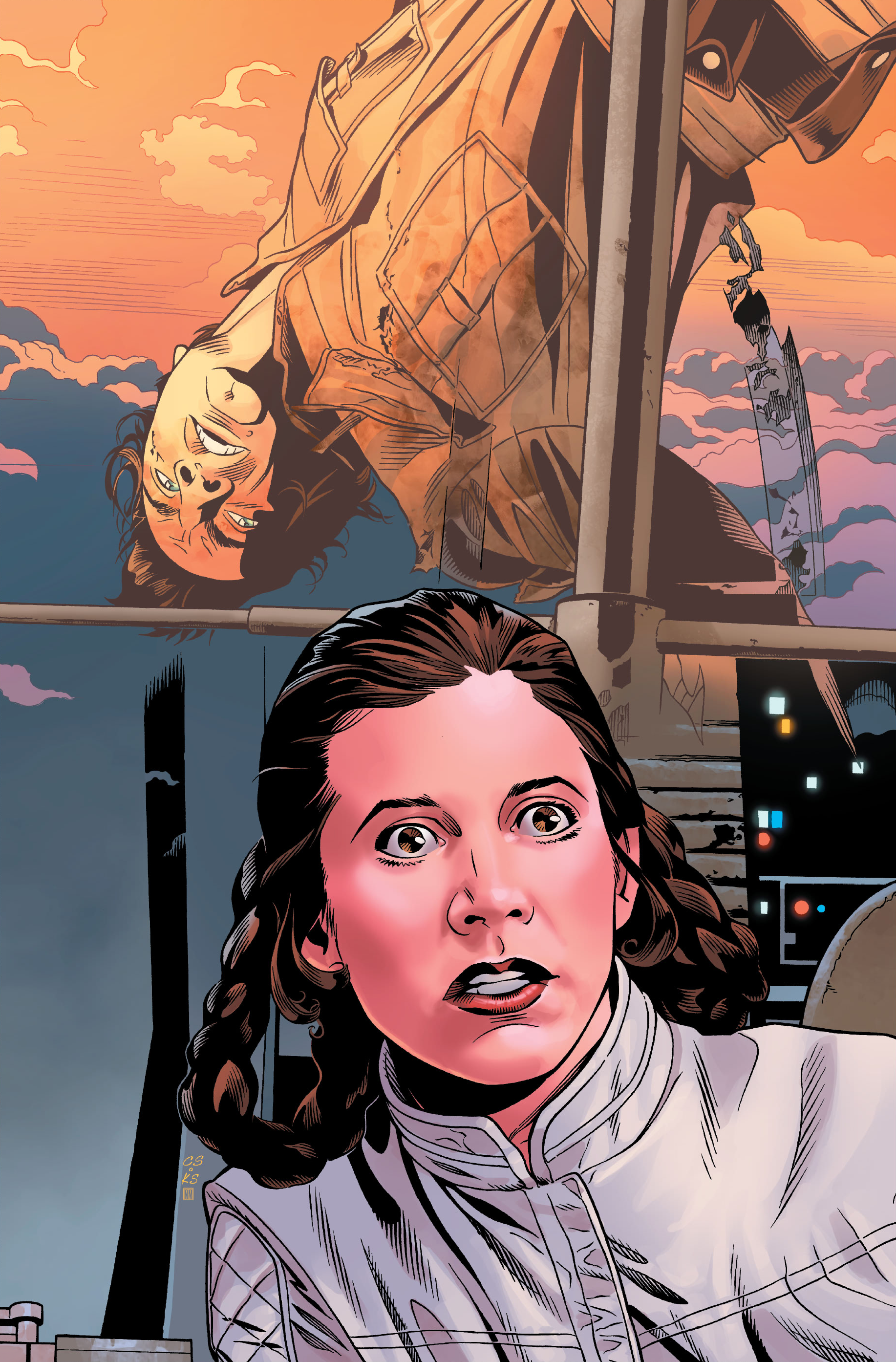 Luke Skywalker contacted his twin sister, Leia, telepathically on Bespin.