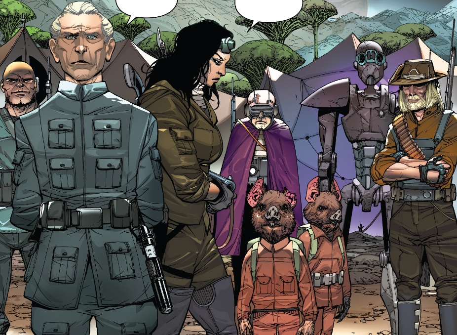 Wilhuff Tarkin's hunting team appearance in Common Appearance