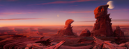Front cover background art