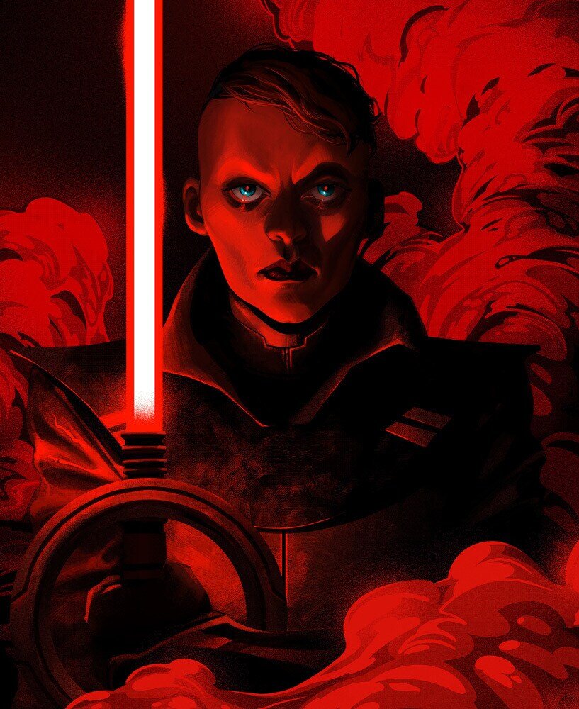 Iskat Akaris (pictured) joined the Inquisitorius by choice in large part due to her grievances with the Jedi Order.