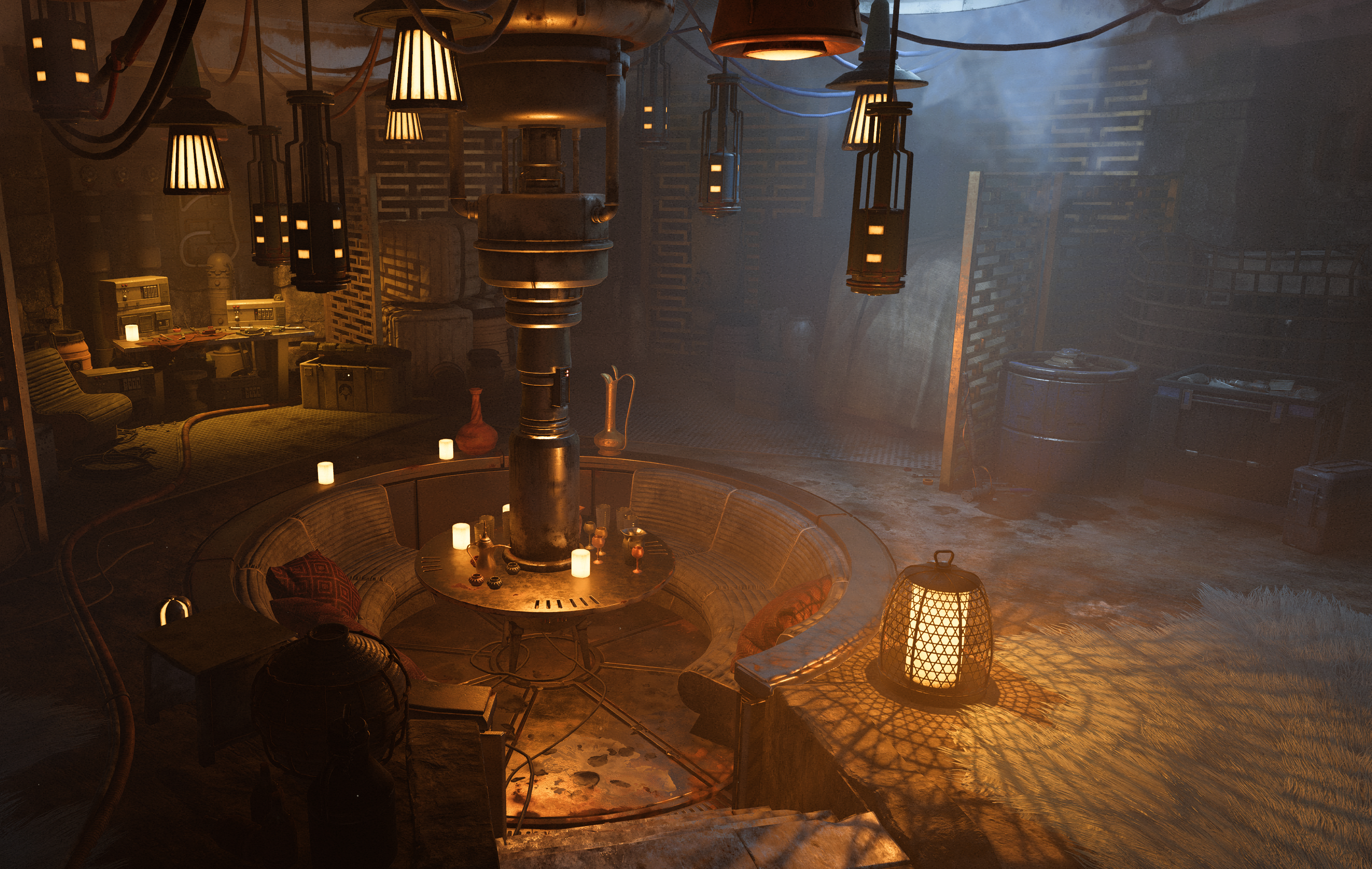 Sheltered vault appearance 