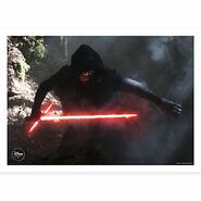 Disney Store Exclusive Blu-ray Combo Pack Lithograph Set (Kylo Ren)