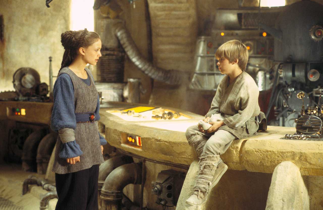 Skywalker introduced himself to Padmé Amidala, who was surprised to learn that the boy was enslaved.