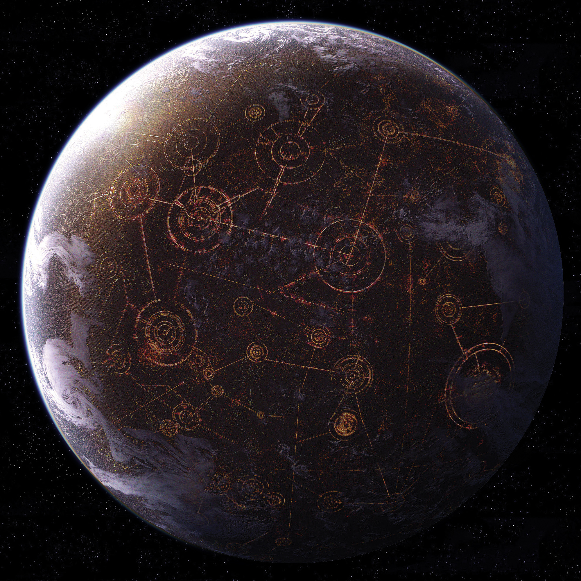 coruscant planet map