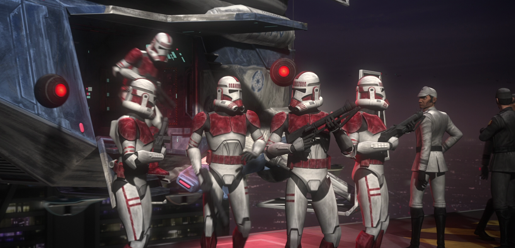 Clone Shock Trooper Wookieepedia Fandom - see a bunch of foxes that are clones of the owner roblox