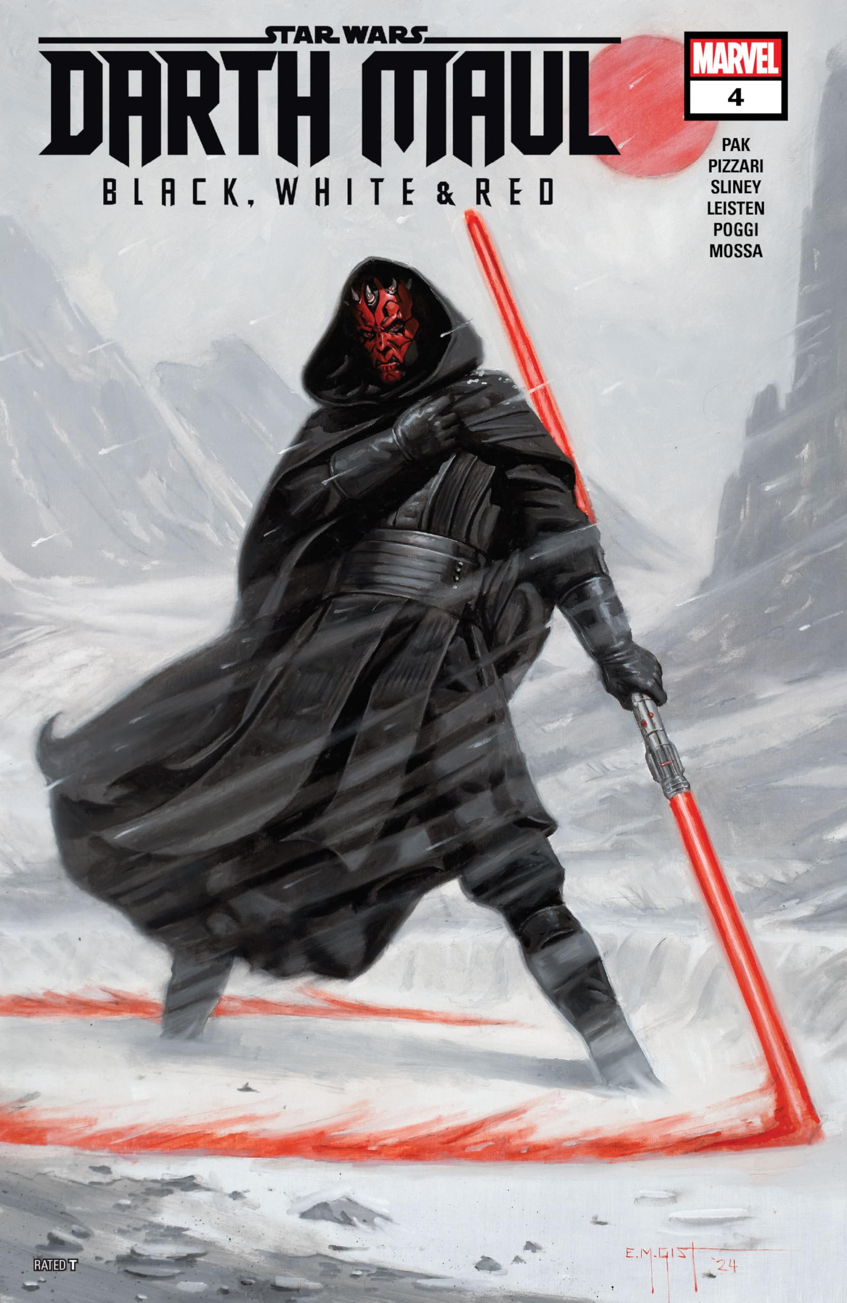 Darth Maul – Black, White & Red 4 appearance 