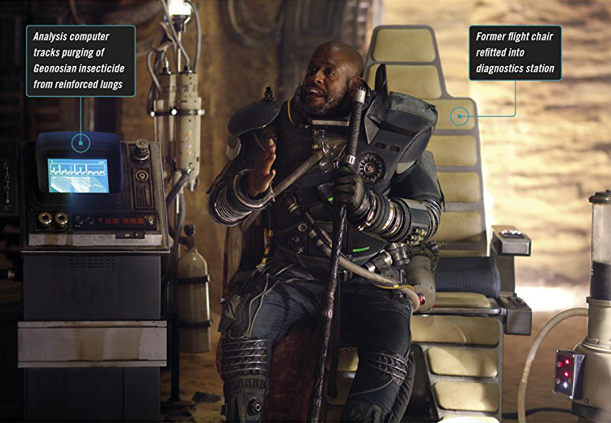 G2-1B7 showed ingenuity in keeping its master, Saw Gerrera, alive, using recycled medical equipment and replacing much of his body with cybernetics.