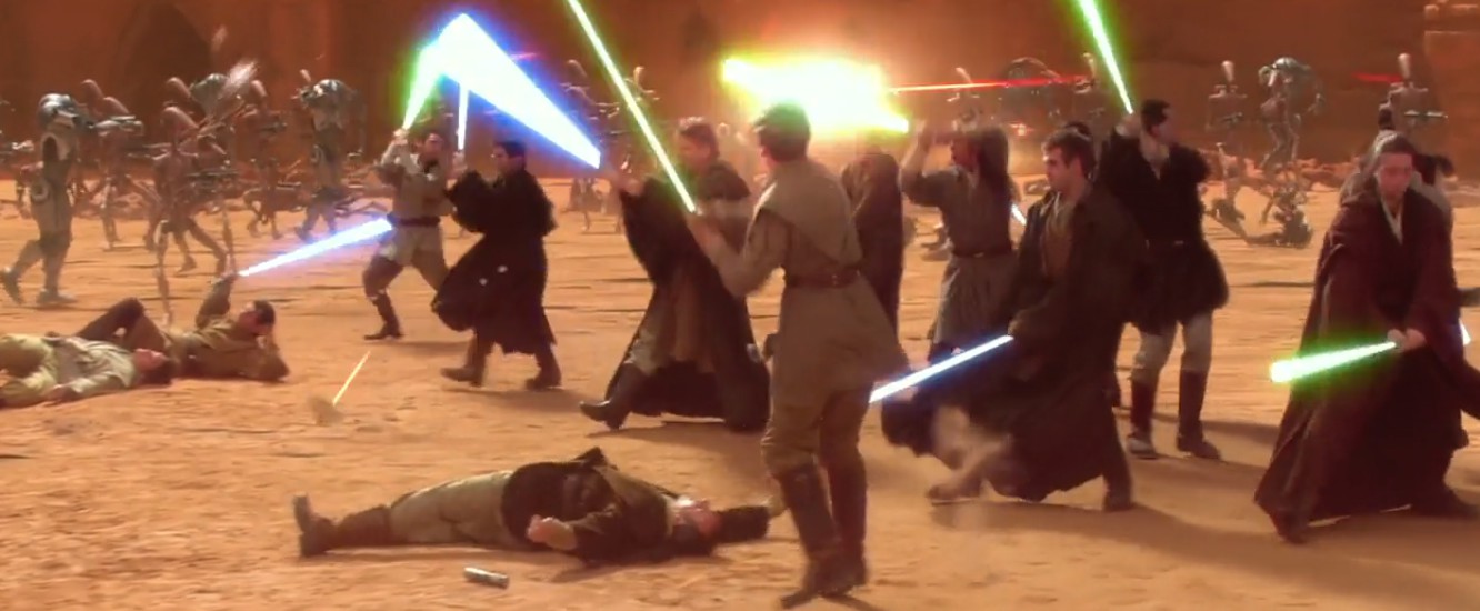 Many Jedi perished in the ensuing battle.