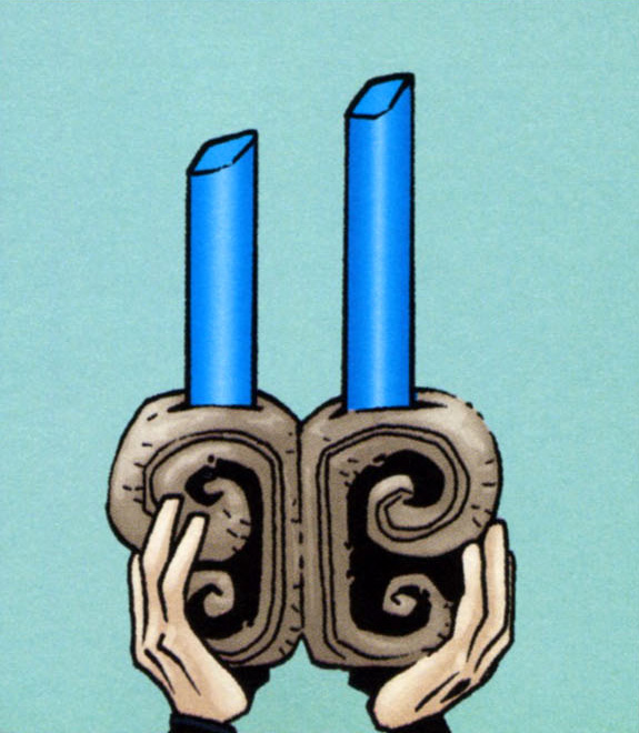 Glass key appearance 