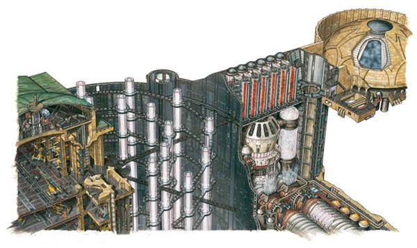 Theed Power Generator cross-section