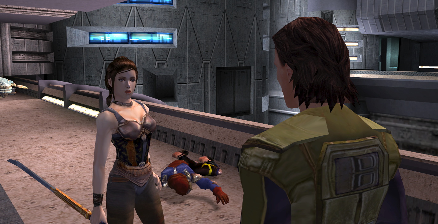 Shan meets Revan on Taris.