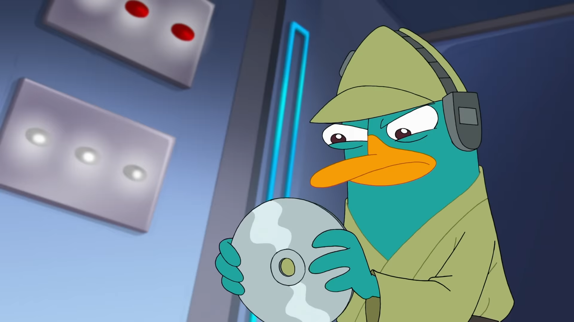 Perry steals the Death Star plans.