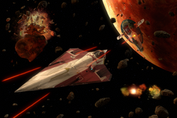 Pursuit over Geonosis