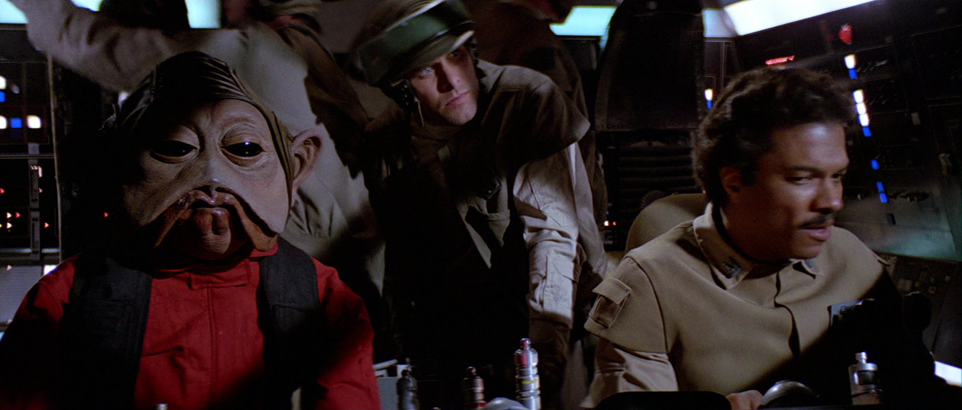 Blount's brief appearance in the Millennium Falcon in Return of the Jedi