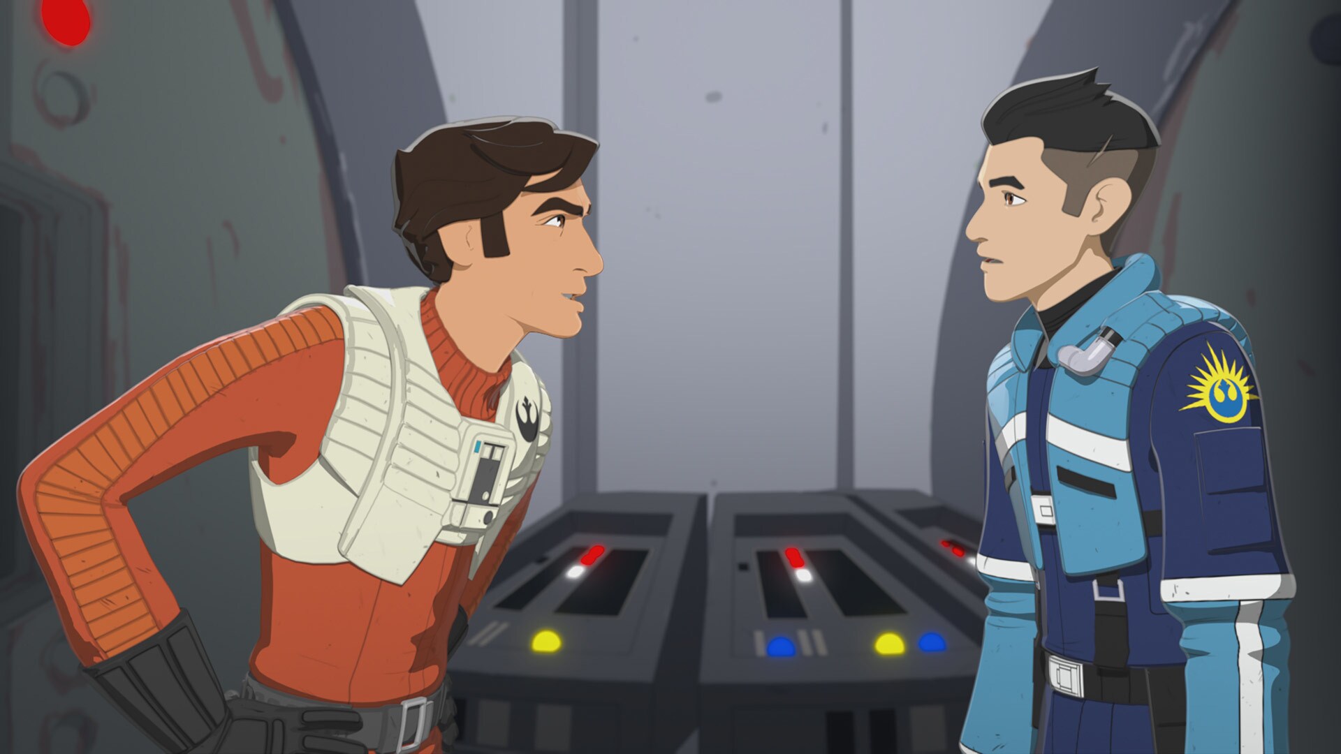 Dameron offered Xiono a role in the Resistance.