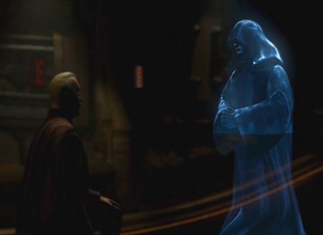 Threatened by Vosa's growing influence, Darth Sidious ordered his new apprentice, Darth Tyranus, to kill the Bando Gora cultist.