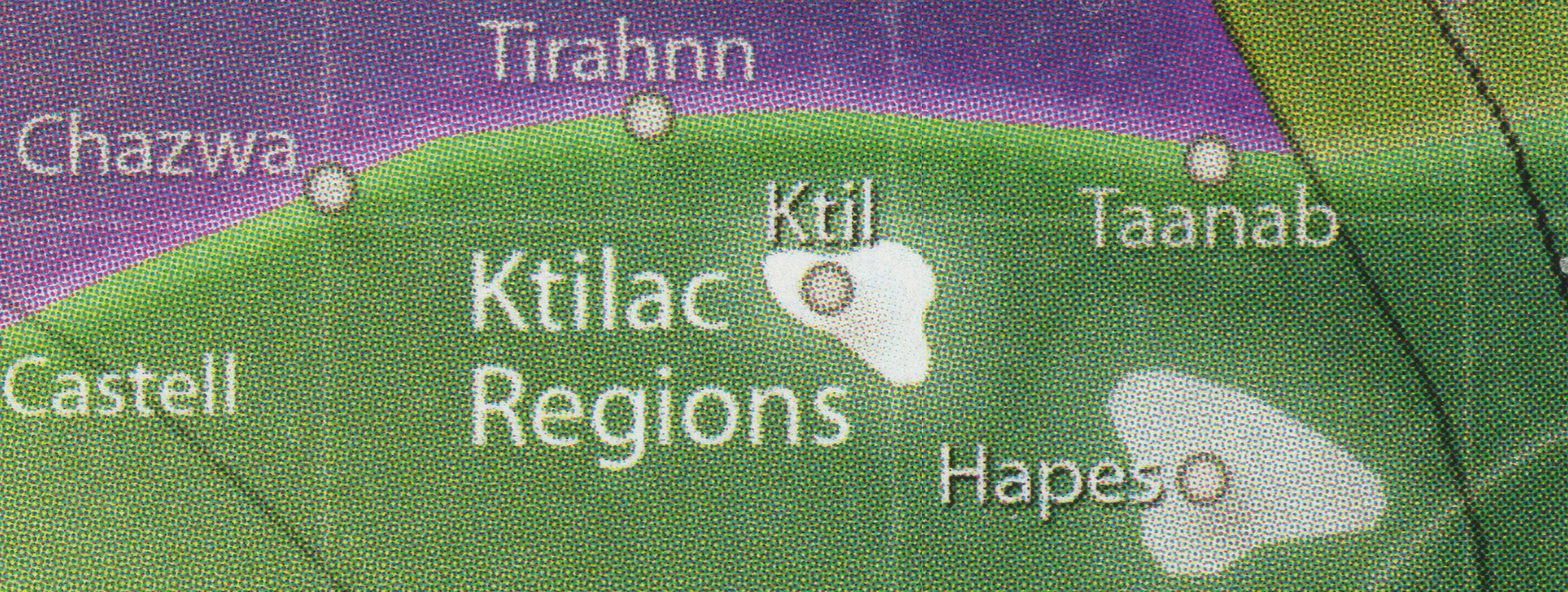 The Ktilacs ruled over sixty-three star systems of the Ktilac Regions.