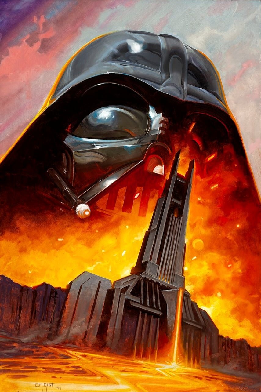 Darth Vader became the dark lord of Mustafar from his obsidian fortress.