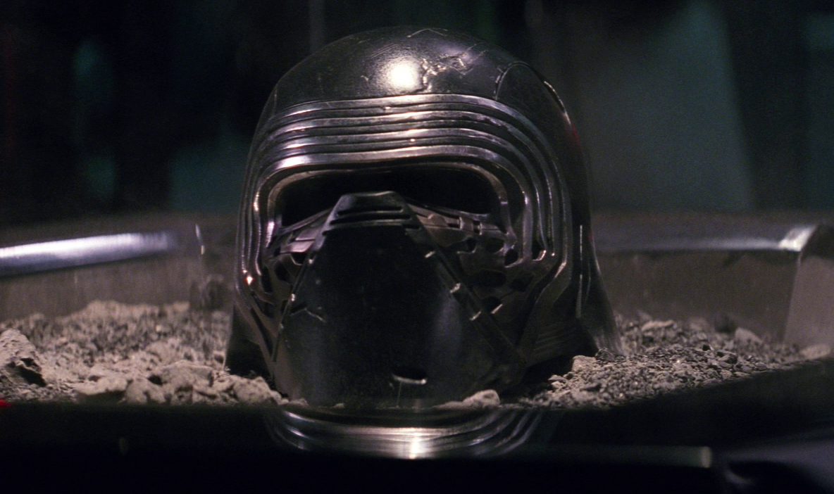 Kylo Ren's combat helmet was modeled on the battle gear of the Knights of Ren.