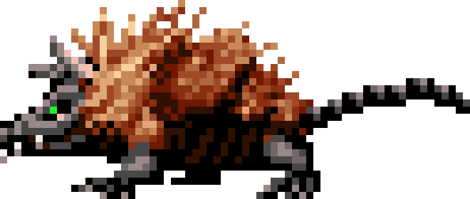 Needle rat appearance 