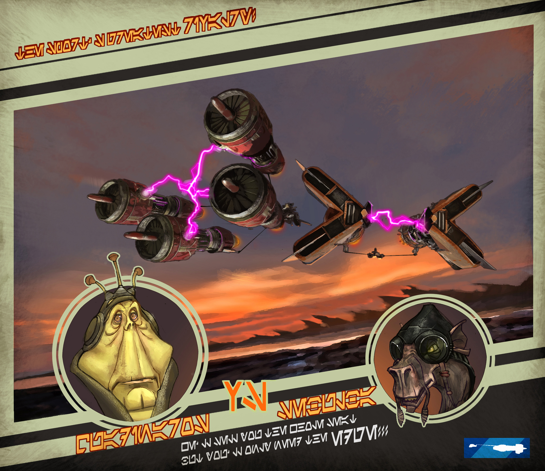 Ben Quadinaros was set to race against Sebulba during the Clone Wars.