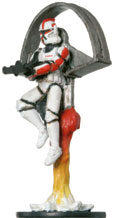 09 Clone Trooper Grenadier WotC SW Star Wars Miniatures Clone Strike