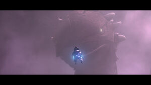 Anakin fugge in groppa ad R2-D2