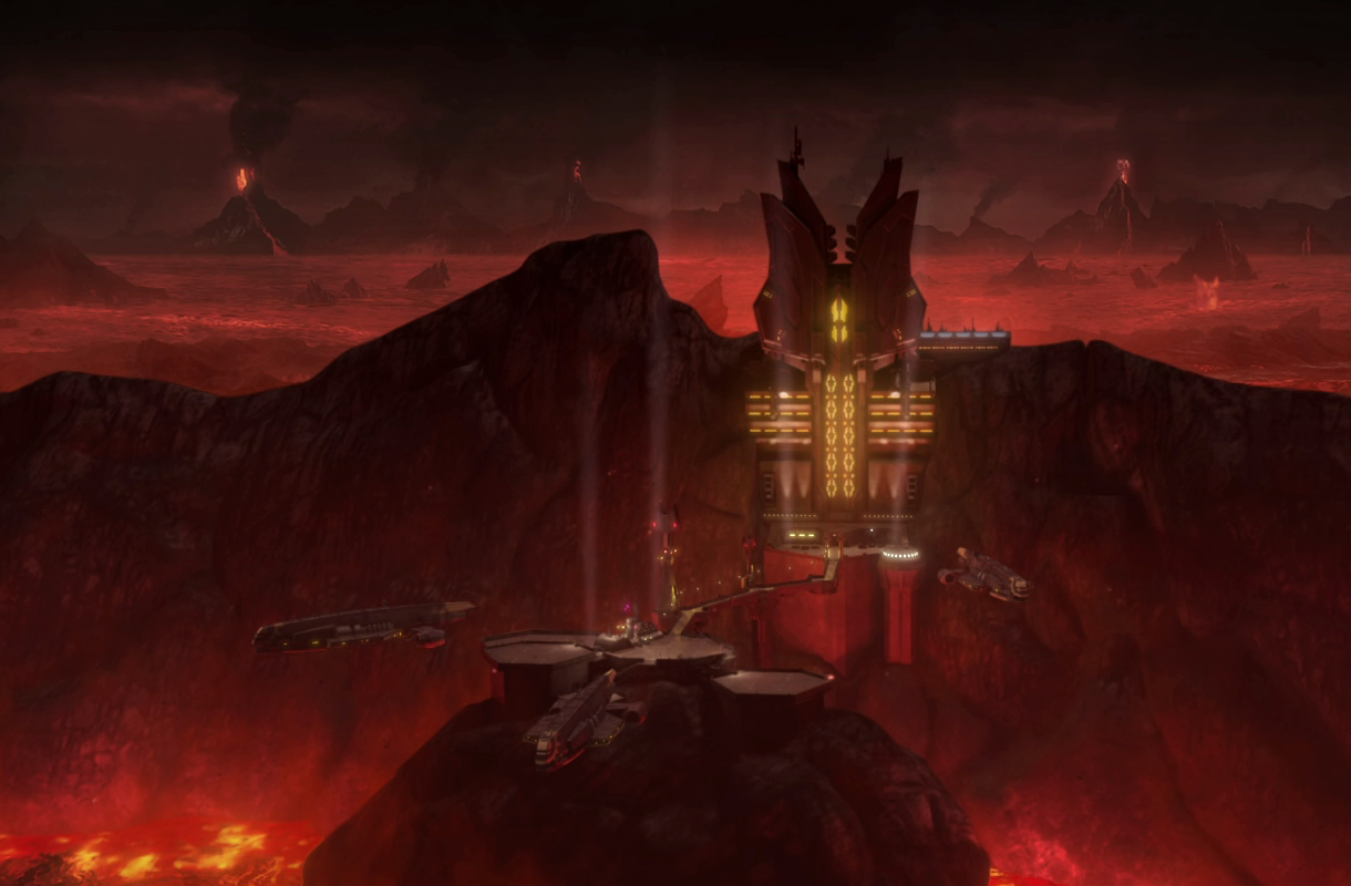 Black Sun fortress  (Mustafar) appearance in Common Appearance