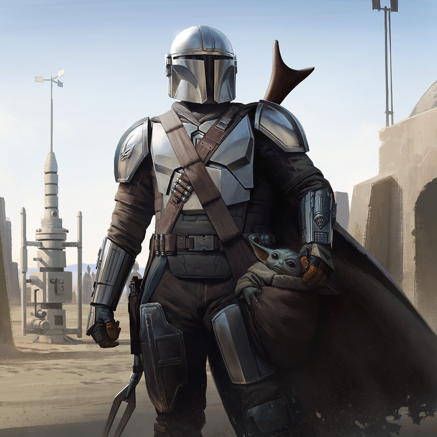 Din Djarin, a Mandalorian foundling, became the father to the foundling Grogu.