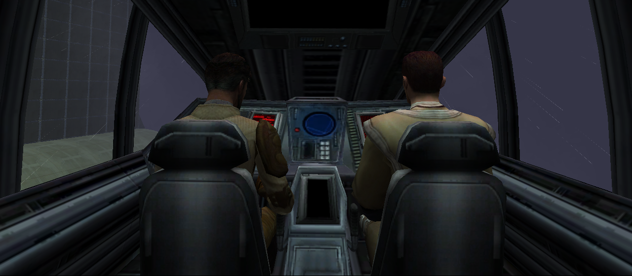 Korr and Katarn aboard the Raven's Claw