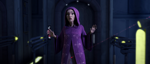 Teckla targeted by Embo's bowcaster