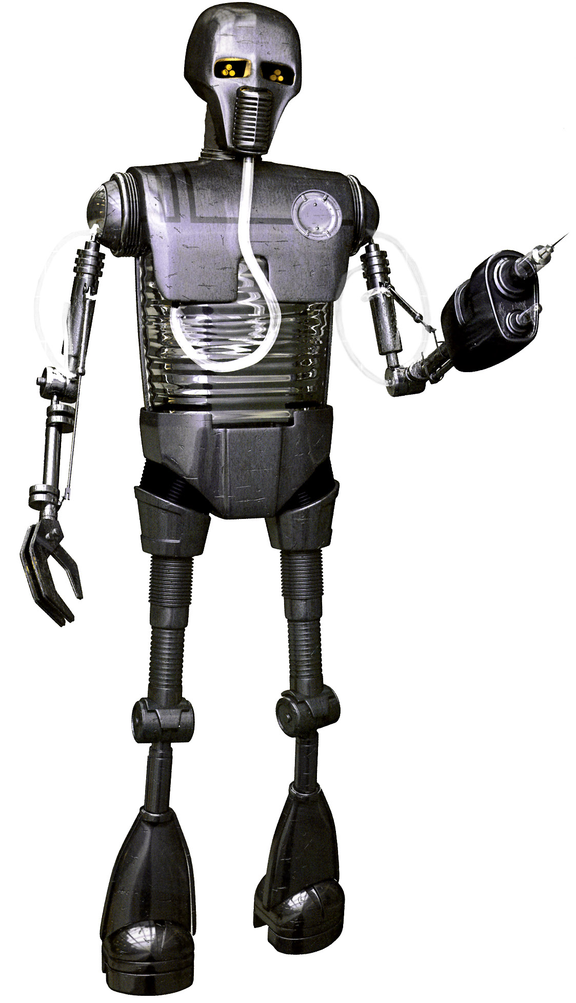 2-1B surgical droids were programmed to treat Pui-uies.