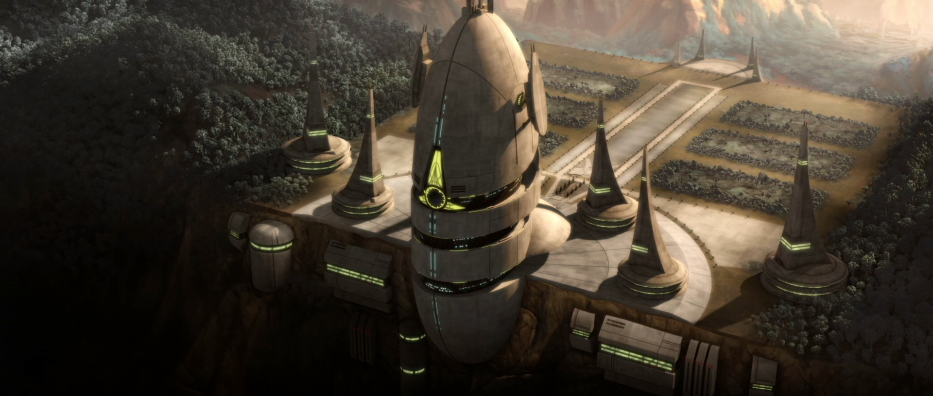 Dooku's palace appearance in Common Appearance