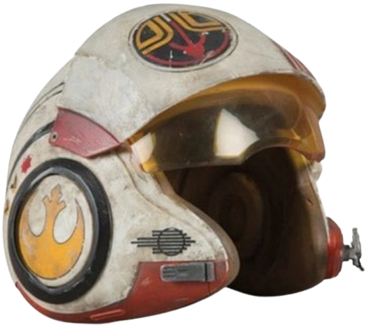 Tyce's flight helmet