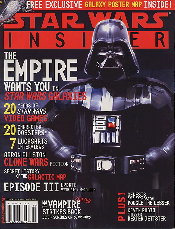 Star Wars Insider 65 appearance in Common Appearance