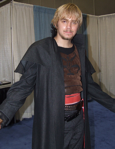 A Cade Skywalker fan costume at Celebration IV