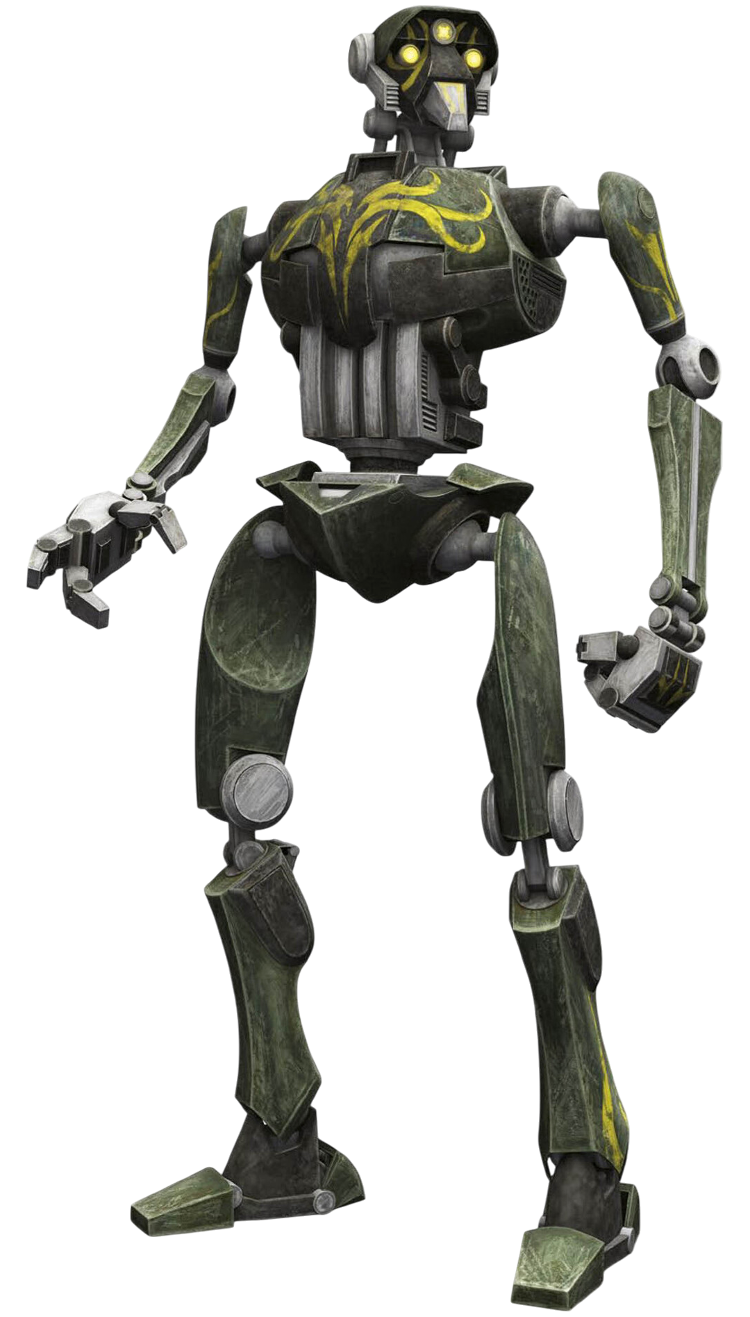 ST-series military strategic analysis and tactics droid appearance 